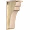 Ekena Millwork Yorktown Rough Sawn Corbel w/Backplate, Douglas Fir, 8"W x 10"D x 22"H COR08X10X22YOR01RDF - alternate 1